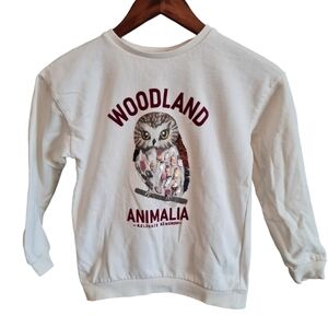H&M Kulzuki Animal Kingdom Owl Crewneck for Girl